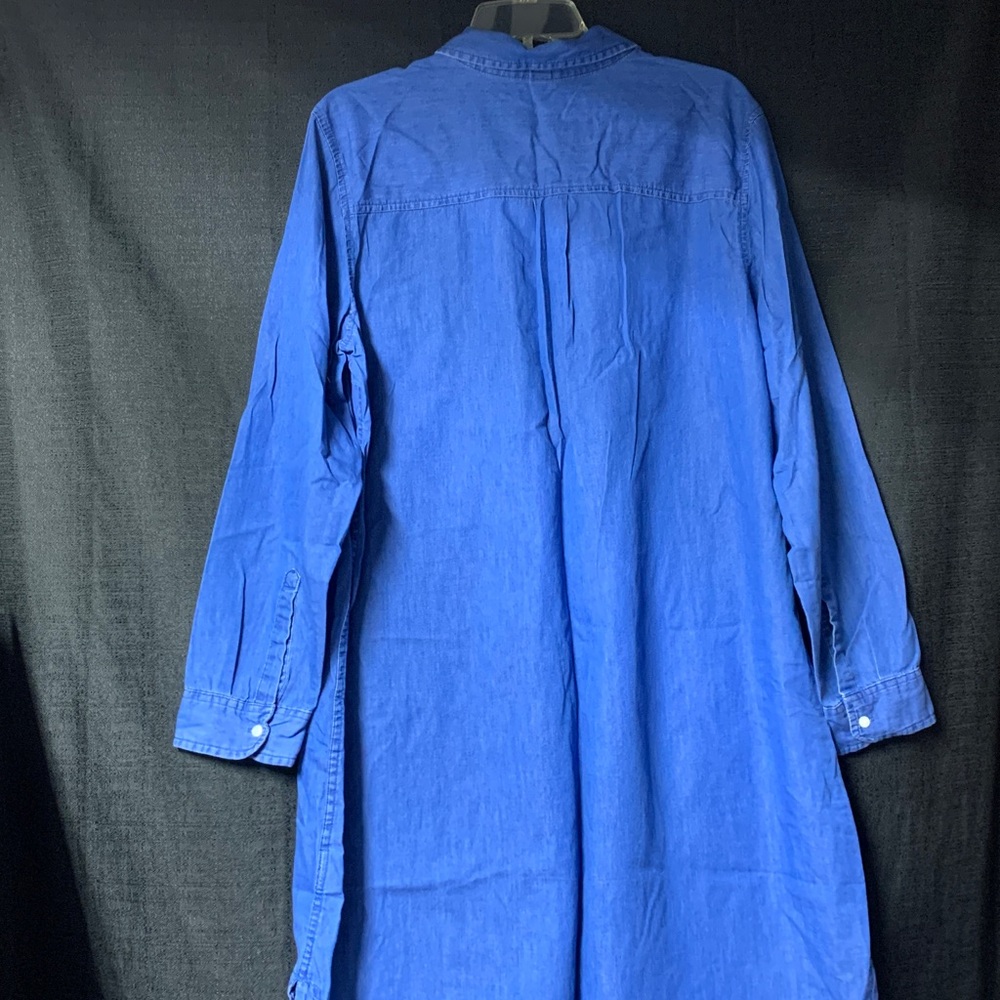 Old Navy Long Sleeve Blue shirt Dress XL - Picture 9 of 10